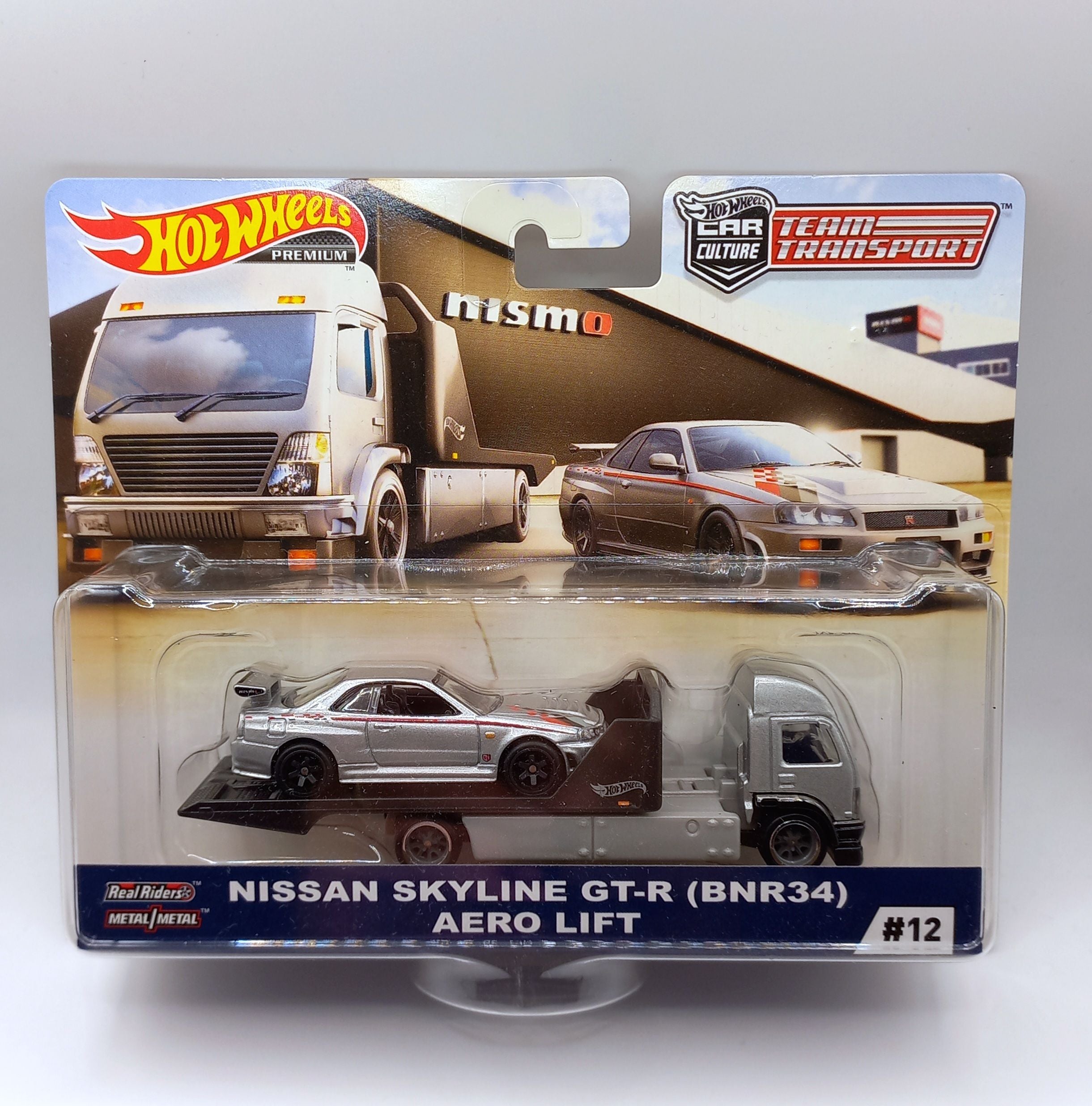 Hot Wheels Team Transport Nissan Skyline GT-R R34 & Aero Lift